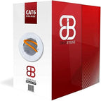 Dripstone CAT6 Ethernet Cable 1000ft Bulk Network LAN Wire 23AWG Solid UTP 550MHz High-Speed Internet Cable Gaming, Streaming, Office, Home Use, Pull Box, Cat6 Bulk, Stable Connectivity - Orange