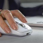 Logitech MX Anywhere 3S Compact Wireless Mouse, Fast Scrolling, 8K DPI Any-Surface Tracking, Quiet Clicks, Programmable Buttons, USB C, Bluetooth, Windows PC, Linux, Chrome, Mac - Rose