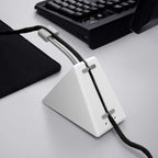 Hotline Games Mouse Bungee Mouse Cord Clip Cord Management System Fixer Holder for Esports FPS Game (3.0 New White)