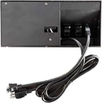 ZESHAN Cable Cubby Conference Table Power Box with 45 Degree Angle Convenient Plug-in Socket, Power Fully Enclosed Bottom Box Power Socket, USB, HDMI, RJ45