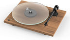 Pro-Ject T1 Phono SB Turntable with Built-in Preamp and Electronic Speed Change (Satin Walnut)