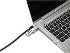 Kensington Universal 3-in-1 Combination Laptop Lock, Computer Security Locking Cable - Resettable Version (K62316WW), Black