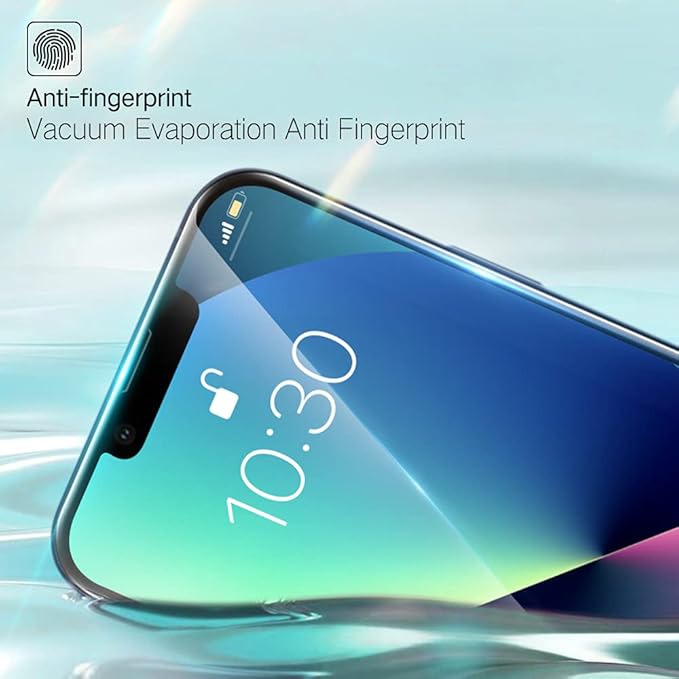 PERFECTSIGHT Privacy Screen Protector Compatible with iPhone 14, iPhone 13 and iPhone 13 Pro 6.1 Inch, HD Clear Bubble Free Anti-Scratch Case Friendly Anti Blue Light Anti Spy Tempered Glass Film