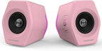 Edifier Hecate RGB Gaming Speakers, 32W Peak Power, Bluetooth 5.1, Game/Movie/Music Modes, 12 RGB Lighting Effects, Compact Design for PC/PS4/Desktop - Pink