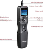 PHOTOOLEX Intervalometer Digital Camera Remote Shutter Release Controller LCD Timer Control with Cord for Canon EOS Rebel T6 T7 80D 70D 60D 60Da 77D T7i T6i T6s SL2 SL1 T5 T3 T5i T4i T3i T2i EOS