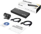 WAVLINK Pro Dual 4K@60Hz Universal Docking Station | USB 3.0/USB-C Laptop Dock for Mac & Windows | 2 HDMI/DP Monitors, Gigabit Ethernet, 6 USB 3.0 | Home Office & Multi-Screen Productivity.