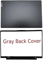 Replacement Laptop LCD Cover Back Rear Top Lid Hinges Front Bezel for Lenovo ideapad 5 15IIL05 15ARE05 15ITL05 15ALC05 5-15IIL05 5-15ARE05 5-15ITL05 5-15ALC05 5CB0X56073 5CB0Z31048 (Gray)