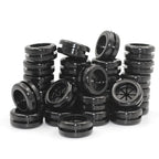 Rubber Grommets for Wiring, 5/8 Inch Drill Hole, 9/16 Inch ID, Firewall Grommets Automotive Cable Cords Hoses Protection, Double-Sided Rubber Plugs for Round Holes, 30 Pcs, 14x16 mm