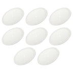 PATIKIL Desk Grommet 3-3/16", 4 Pcs Round Cable Grommet Cord Hole Cover with Adhesive Tape Flexible Table Wire Organizer for Office Home Table Countertop, Light Gray