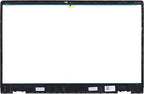LCD Back Cover Top Case Lid with Front Bezel Frame with Hinges and Shaft Cover Replacement for DELL Inspiron 15 3510 3511 3515 3520 3525 Laptop, 00WPN8 09WC73 0681GY 0VW3NO with Two Adhesive Strips