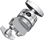 Aluminum Alloy Multi Functional Heavy Duty 2.5 inch Grip Head Swivel Head Clamp Holder Bracket Adapter with 1/2",1/4",3/8", 5/8" Mount for Light Stand, Extension Boom Arm,Photographic Equipment