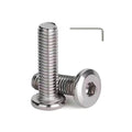 5/16-18 x 1-1/4" (20 Pack) Flat Head Hex Socket Cap Screws Bolts, 304 Stainless Steel 18-8, Hex Drive, Bright Finish, Fully Machine Thread