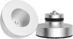 Audiocrast 4X HiFi Speaker Spike Pads Isolation Stand Feet, IF3033 Speaker Shock Absorber Resonance Cancelling Vibration Dampening Floor Protector 30x33MM with Stainless Steel Beads for Audio Gears