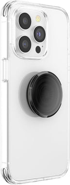 PopSockets Translucent Phone Grip with Expanding Kickstand, PopSockets for Phone, Adhesive Grip, Translucent PopGrip - Translucent Black Smoke