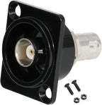 PENGLIN BNC Panel Mount Connector, D-Type BNC Pass-Through Connector, BNC Female to Female Chassis Socket for Surveillance Video Custom Communication