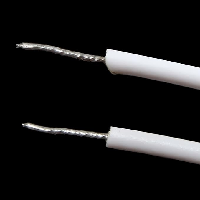uxcell N.C. Recessed Wired Security Window Door Contact Sensor Alarm Magnetic Reed Switch White RC-33 10pcs