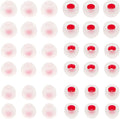 18 Pairs Silicone Earbud Tips Replacement Ear Tips for in- Ear Headphones Eartips (Inner Hole from 3.8mm-5.5mm Earphones) Earbud Replacement Tips Earbud Cap S M L