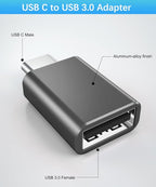 Elebase for Samgsung S25 USB to USBC Adapter with Type C OTG Adaptor 4P,USBA Male to C Female Converter for Galaxy S24 S23 Plus Ultra FE,Z Fold Flip 7 6,Galaxy Tab S10 S9,Google Pixel 9 8,AirPods 4