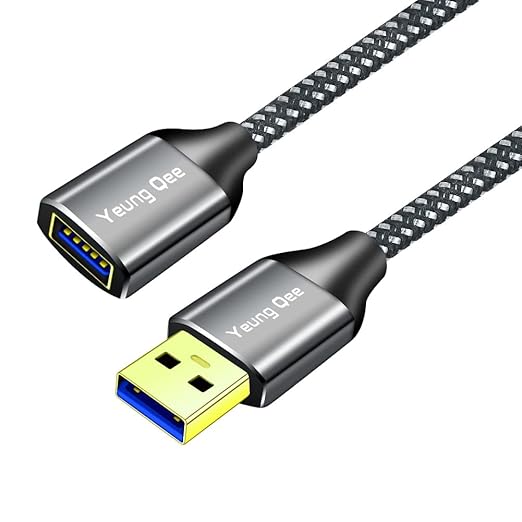 USB 3.0 Extension Cable 20 ft,5Gbps High Speed USB 3.0 Type A Male to Female Extension Cord,USB Extension Lead Compatible with USB Flash Drive, Hard Drive, Card Reader,Scanner,Keyboard (20FT)