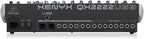 Behringer Xenyx QX2222USB Premium 22-Input 2/2-Bus Mixer with Xenyx Mic Preamps and Compressors, KLARK TEKNIK Multi-FX Processor, Wireless Option