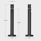 CZUR Halo X Pro Dual Webcam for PC, 1080P Web Camera with Microphone, USB Camera for Computer, 90° View, Plug & Play, Compatible with Windows&Mac, for Skype/TikTok/YouTube/Yahoo Messenger