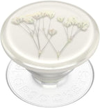 PopSockets: Phone Grip with Expanding Kickstand, Adhesive Grip - Pressed Flower Baby's Breath