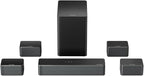 ULTIMEA 7.1ch Soundbar with Wireless Subwoofer, Virtual Surround Sound System for TV, App Control, 410W Peak Power, Sound bar for TV, 4 Wired Surround Speakers, Home Theater Sound System Poseidon D70
