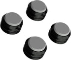 Preffair Audio Speaker Aluminum/Silicone Isolation Feet Turntable Damper Vibration Stopper Stand Absorption Shock Pad for Amplifier Preamp DAC Devices 4Pcs (Gray, 1.73"x1.18")