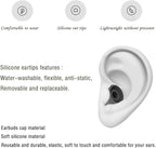 4 Pairs Silicone Ear Tips Earbuds Replacement Tips Earbuds Cap Eartips Tips Compatible with Powerbeats 1/2/3 Wireless Beats by Dre Headphones