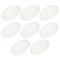 PATIKIL Desk Grommet 2-1/16", 8 Pcs Round Cable Grommet Cord Hole Cover with Adhesive Tape Flexible Table Wire Organizer for Office Home Table Countertop, Light Gray