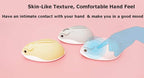 2.4GHz Wireless Mouse Cute Hamster Shape Less Noice Portable Mobile Optical 1200DPI USB Mice Cordless Mouse for PC Laptop Computer Notebook MacBook Kids Girl Men Women Adults Gift (Yellow)