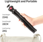 ULANZI FT-01 Phone Tripod with Holder, Mini Camera Flexible Tripod Stand with Cold Shoe Mount, 1/4'' Screw for Magic Arm, Universal for iPhone 16 15 Pro Max XS Max X 8 Samsung Canon Nikon Sony Cameras