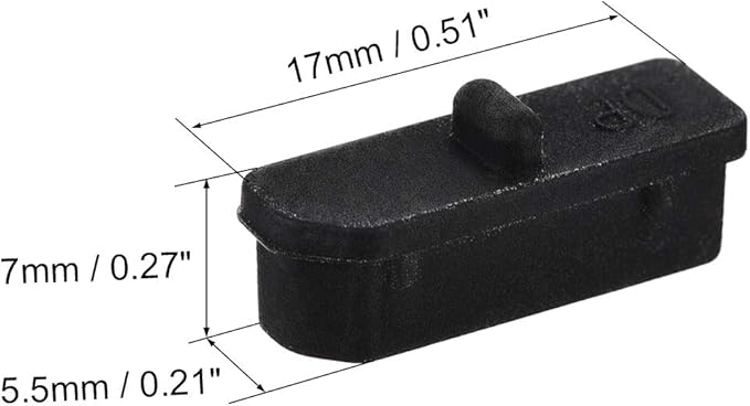 uxcell 6 Pcs Clear Ethernet Hub Port Display Port Adapter Anti Dust Cover Cap Protector Plug