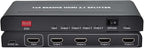 8K HDMI Splitter 1 in 4 Out,with EDID, 3D Stereo, 12-bit Deep Color, 48Gbps, Plug & Play, HDMI Splitter for Windows, Mac, Linux, Projectors, Laptops, Desktops (SP104SKE)