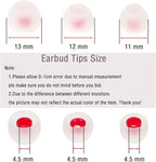 18 Pairs Silicone Earbud Tips Replacement Ear Tips for in- Ear Headphones Eartips (Inner Hole from 3.8mm-5.5mm Earphones) Earbud Replacement Tips Earbud Cap S M L