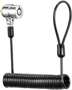 I3C Laptop Lock Cable 6ft Cut-Resistant Security Cable with 360° Rotating Lock for Wedge Slot Laptops 7x3mm Anti-Theft Computer Lock for Office, Library, Travel, Students & Business