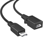 ANDTOBO 2-in-1 Micro USB (OTG Cable with Power) Adapter Replacement for Fire Stick 4K /Host Devices/PlayStation Classic etc- 2 Pack