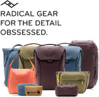 Peak Design Tech Pouch, Ocean, Electronics Organizer for Travel or Everyday Carry, Origami-Style Storage, Cable Pass-Through, Weatherproof Recycled Nylon, Gear Carry Bag for Men and Women