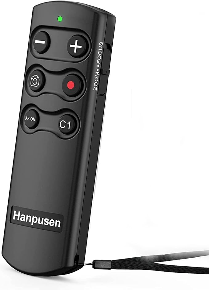 Wireless Shutter Release Camera Remote Control for Sony A7C,A7III,ZV-1,ZV-E10,ZV-1F,A6100,A6400,A6700,A7IV,RX100 VII,A9,A9 II,DSC-RX0 II,DSC-RX100 VII; Replace RMT-P1BT
