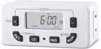 7 Day Programmable Digital Timer Outlet, Indoor Timer with Single Plug-in, Digital Light Timers for Lamp, Fan, Aquarium, 15A 1/2HP, 1 Pack