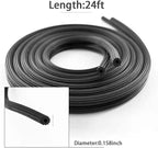 Fiberglass Screen Repair Kit, Black, 48" x 110", Easy to Install, Up to 5 Years Lifespan, Wide Application