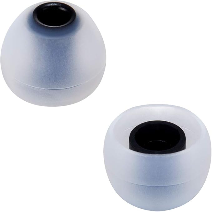 Earbud Tips Soft Silicone Earbuds Replacement Tips Fit for in-Ear Headphones(Inner Hole from 3.8mm - 4.2mm Earphones) 9 Pairs S/M/L