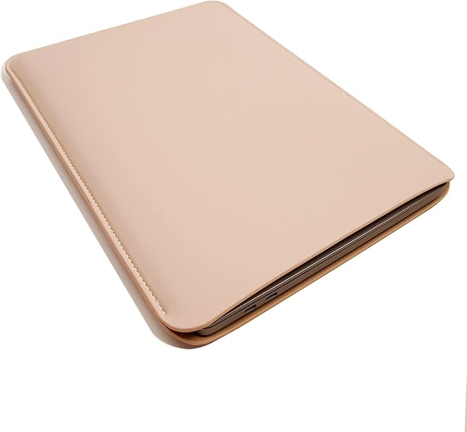 Laptop Sleeve 14 Inch Compatible with New 14 inch MacBook Pro A2992/2918 M3 A2442, A2779, Surface Laptop 13.5 Color Beige
