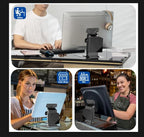 Touch LCD Monitor&All in One PC Stand All Metal Holder Sturdy with VESA Hole 75x75mm&100x100mm