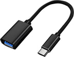 USB C to USB 3.0 Adapter, Type C Male to USB Female OTG Cable Thunderbolt 3 to USB Adapter for iPhone 16/15 Pro Max, MacBook Pro/Air, Samsung Galaxy S25/S24/S23, Google Pixel