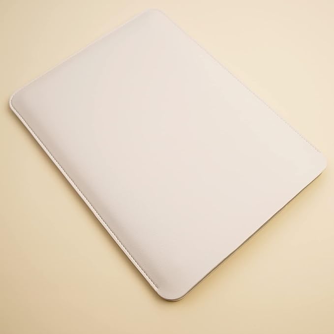 Laptop Sleeve 15 Inch Compatible with MacBook Pro 16 A2991 M3 A2780 A2485 A2141 MacBook Pro Retina 15 Color White