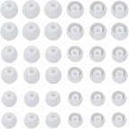 Silicone Ear Tips Replacement Earbud Tips for In-Ear Headphones (Inner Hole 3.8mm-5.5mm) 18 Pairs S M L