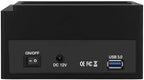 Zopsc USB 3.0 SATA/IDE HDD Docking Station Three-Bay Offline Clone HUB Reader 12V / 3A Independent Power Supply External Hard Drive Docking Station(US) 100-240V