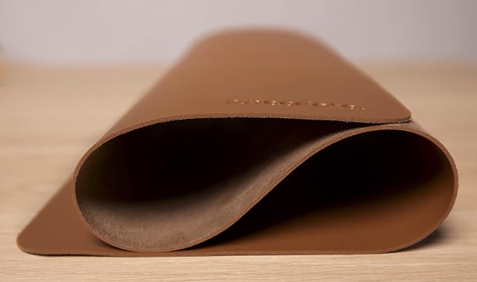 ANECDOTE Vegan Leather Desk Pad - 23.6"x17" Desk Mat for Your Office. This Quality Large Mouse Pad has Chic Elegance, Professional Look & Satisfying Touch - The Perfect Leather Mouse Pad for You!