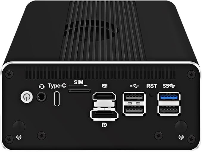 CWWK Intel Alder Lake N100(4C/4T Up to 3.4GHz)/N305(8C/8T Up to 3.8GHz) Dual SFP+10GbE Mini PC|4xIntel I226-V 2.5GbE |DDR5 Memory|PCI-E x4|HDMI+DP+Type-C (10 Gigabit N305, 16G RAM 256G SSD)